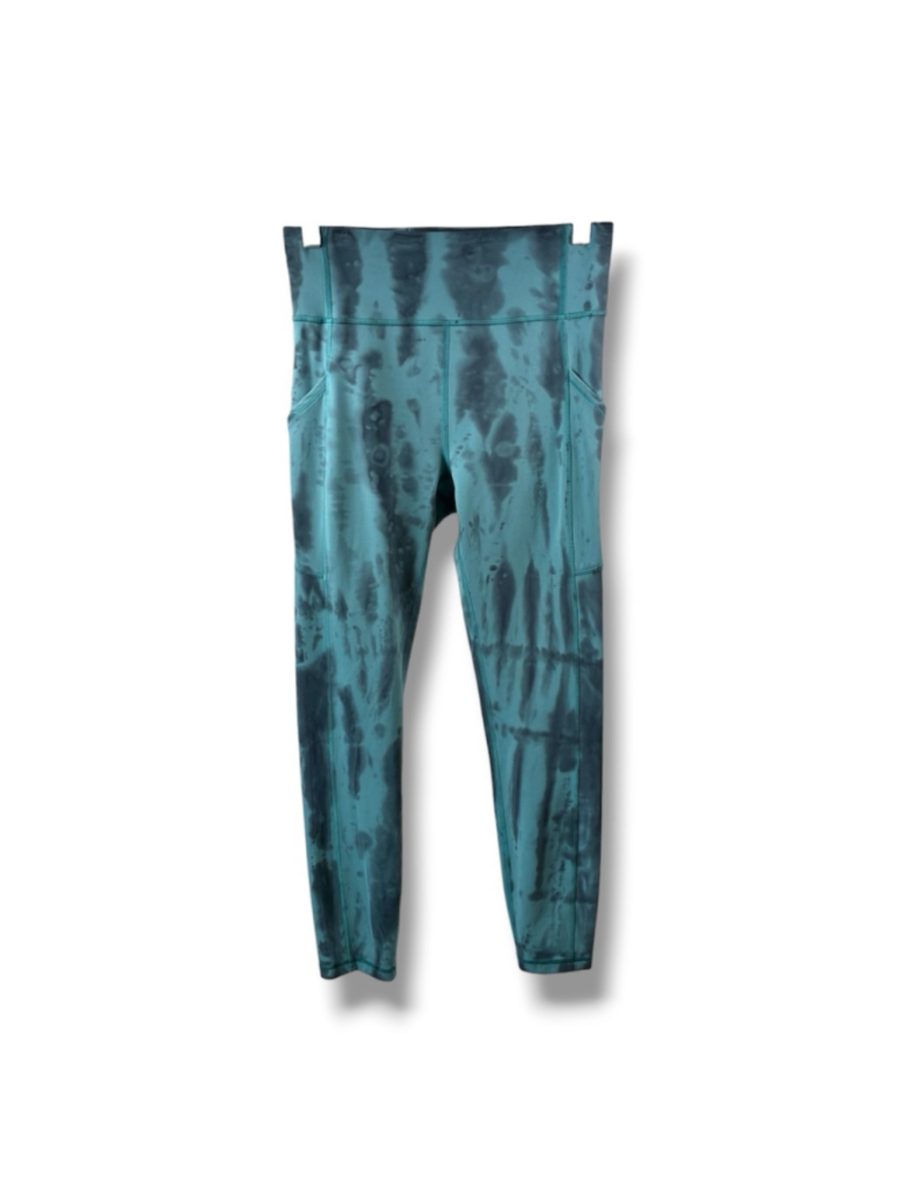 Lululemon Invigorate HR Tight 25” Wash in Forrest Shibori Graphite Gray Teal 6